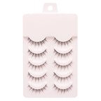 Natural Long Cosplay Makeup Cross Strip False Eyelashes Black Eye Lashes and Cat Eye Lashes 5pairs Mink Eyelashes Faux Cilios