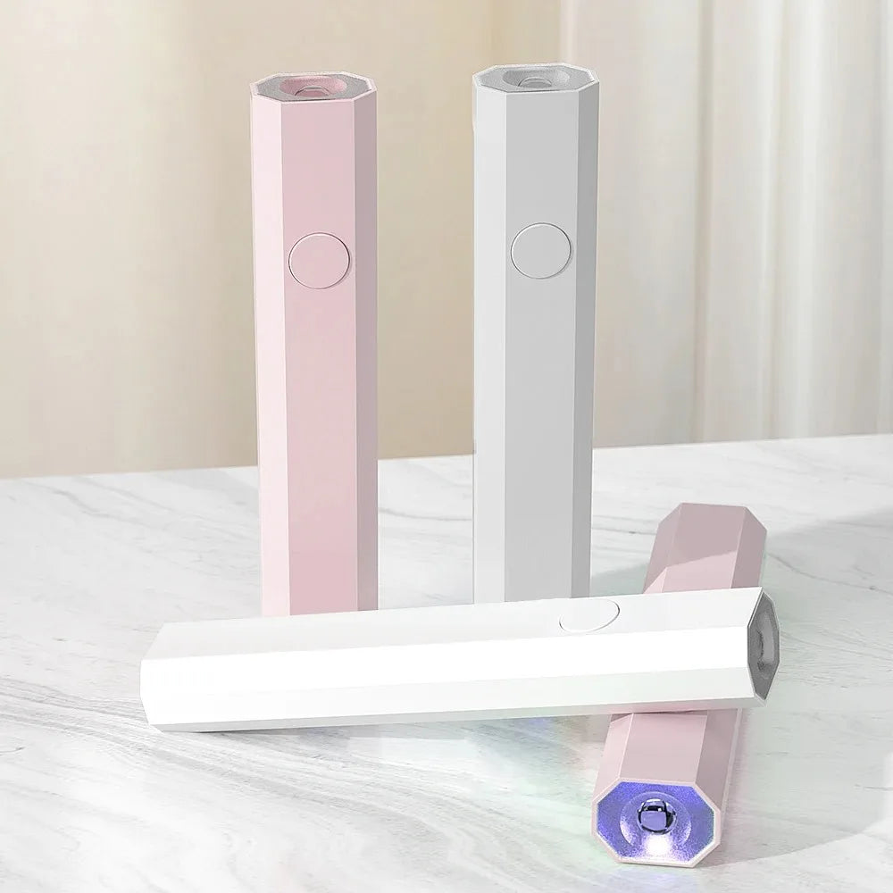 Handheld Monogram Lamp UV LED Nail Light For Curing All Gel Polish USB Rechargeable Quick Dry Manicure Machine Nail Art