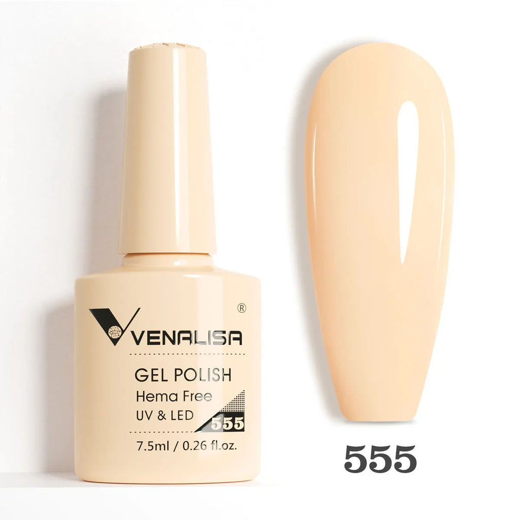 Venalisa VIP5 Nail Gel Polish HEMA/TPO FREE Full Coverage Beautiful Semi Permanent Soak Off UV LED Gel Nail Polish Gel Lacquer