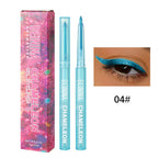 Shiny Chameleon Green Eyeliner Gel Metallic Eyeshadow Multicolor Eye Liner Pearlescent Polarized Glitter Eye Pigment Makeup