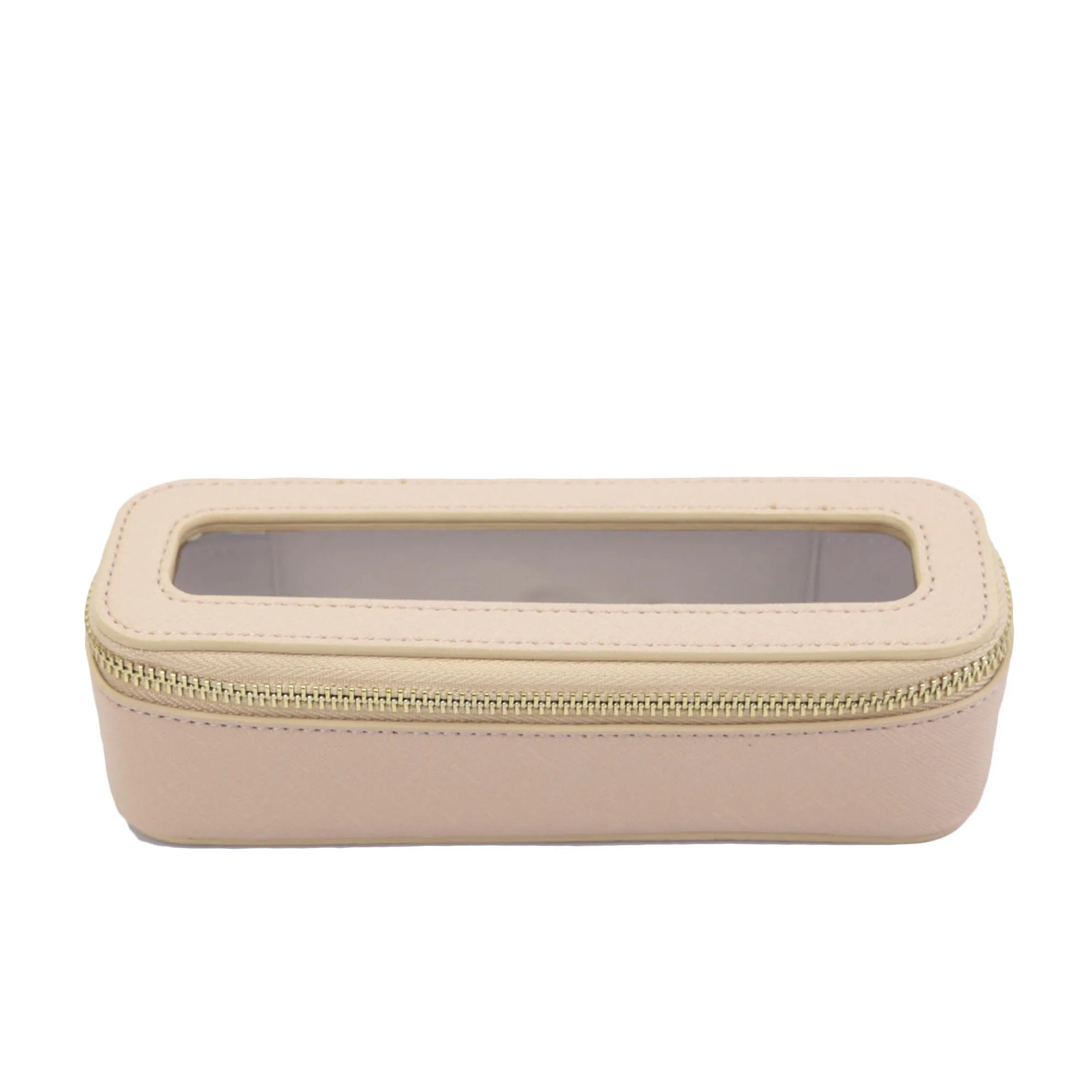 Customized Letters Colorful Classic Saffiano Portable Travel Clear PVC Cosmetic Bag TPU Wash Bag Makeup Brush Storage Bag Gift