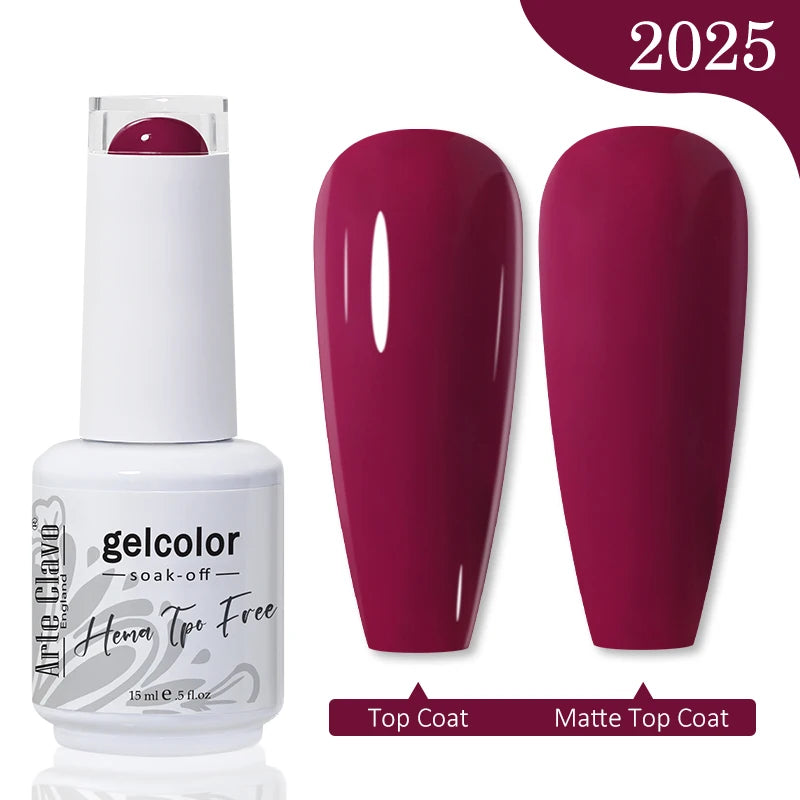 Arte Clavo Hema Free TPO Free Nail Gel Polish Nail Supplies Vernis Semi Permanent Nail Art Manicure Soak Off UV Gel Nail Varnish