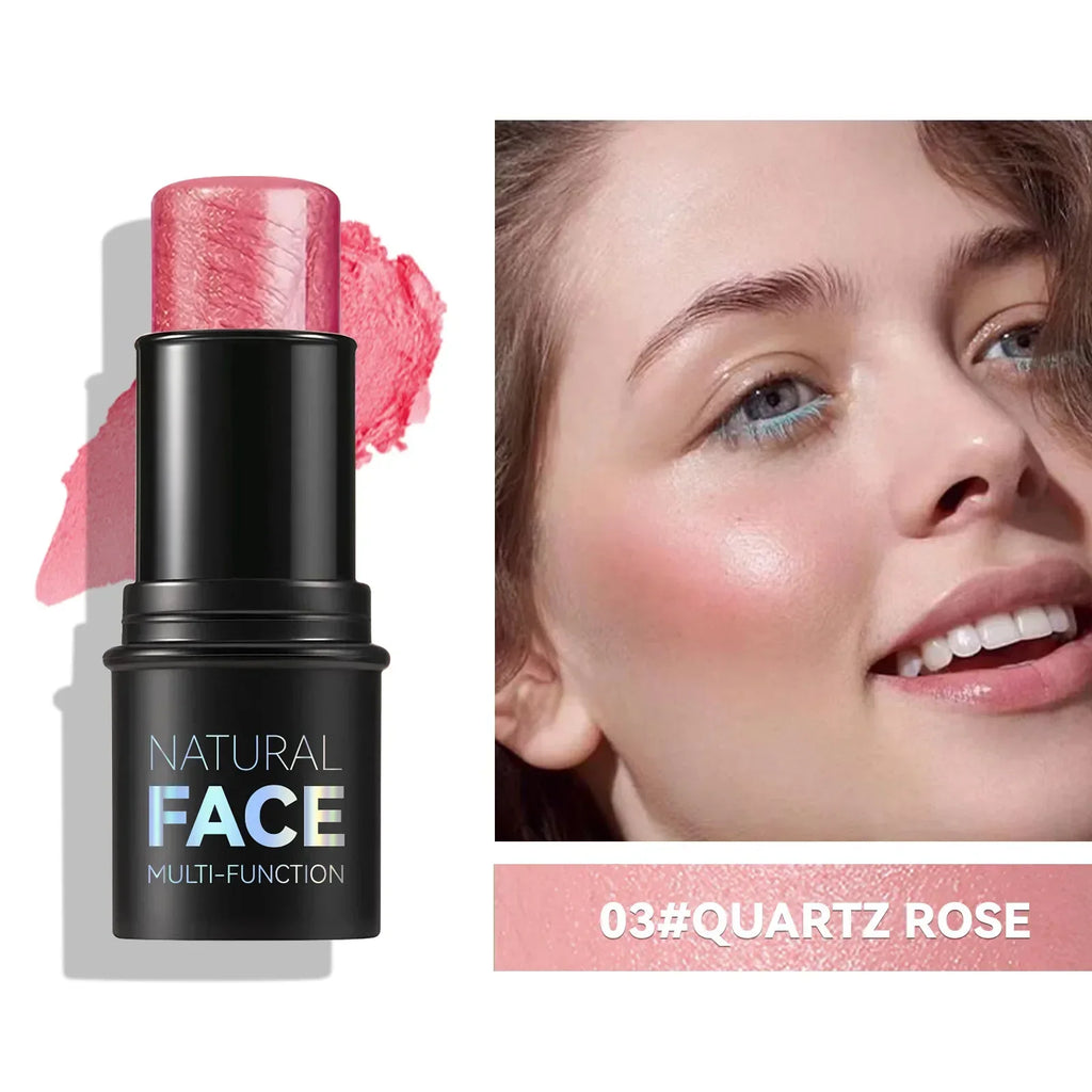 Makeup Face Cream Contour Sticks,Shades with Highlighter & Bronzer & Blush, Non-greasy and Water-resistant Face Contouring Pen
