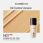 CARSLAN Long-lasting Moisture Matte Liquid Face Foundation Full Coverage Concealer Whitening Oil Control Face Base Makeup
