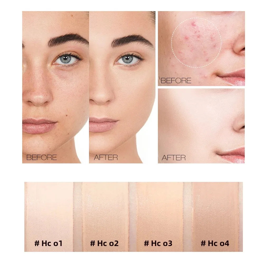 Long Lasting Waterproof Face Concealer Full Coverage Liquid Makeup For Dark Circles Eye Brightening Base Cosmetics