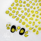 3D Nail Art Stickers  Translucence Moon/Star/Cloud Ultra-thin Nail Decals 3d Self-Adhesive White Cloud Moon Star Kawaii Sliders