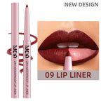 1PC Waterproof Matte Lip Liner Contours Lips in Shades Sexy Red Lipstick Natural Color Lip Makeup Hydrating Lip Cosmetic Gifts