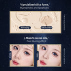 Makeup Professionnelle Flower Knows Moonlight Mermaid Matte Soft Compact Powder Oil Control Waterproof Face Powder