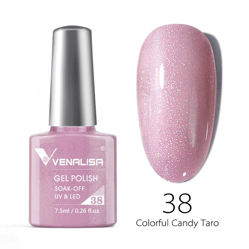 Venalisa VIP4 Nail Gel Polish HEMA/TPO FREE Full Coverage Beautiful Semi Permanent Soak Off UV LED Gel Nail Polish Gel Lacquer
