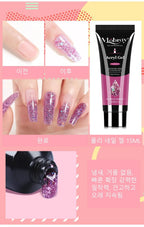 Poly Nail Gel Set 6W LED Lamp Full Manicure Set Vernis Semi Permanent Quick Extension Nail Kit Gel Set For Nails Tool Kit