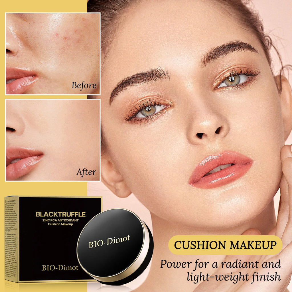 2 IN 1 Air Cushion Foundation+Matte Face Pressed Powder Makeup BB Cream Concealer Oil-control Waterproof Long-lasting Cosmetics