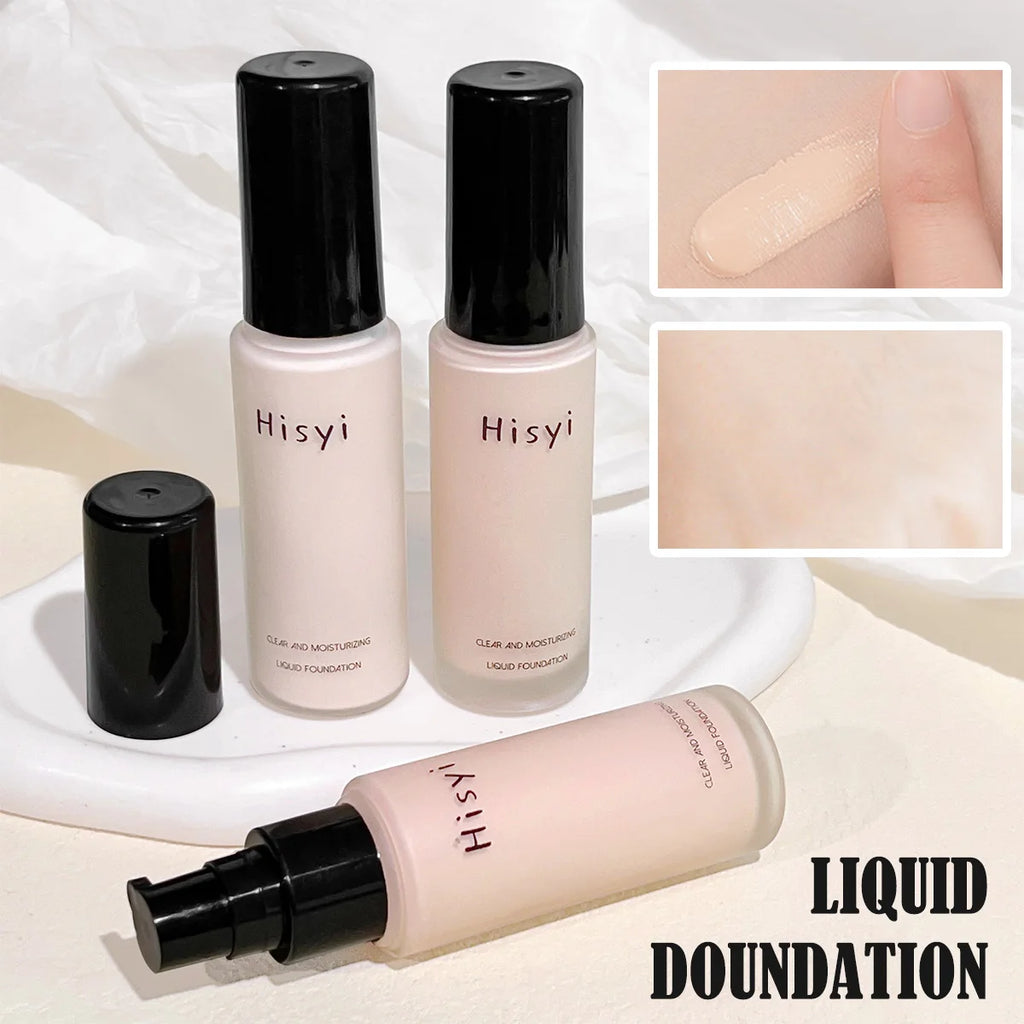HISYI Moisturizing contour foundation whitening waterproof and sweat-proof makeup concealer long-lasting makeup cosmetics