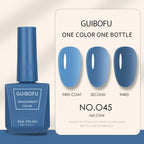 1pc 15ml Milky Jelly Nude Gel Nail Polish Transparent Colors Sheer White Pink Gel Nail Kit For Salon 68 Color