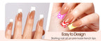 GELLEN Press on Nails for Women 150PCS Almond Shaped False Nails Medium Length Soft Gel Tips Natural Looking Nail Art