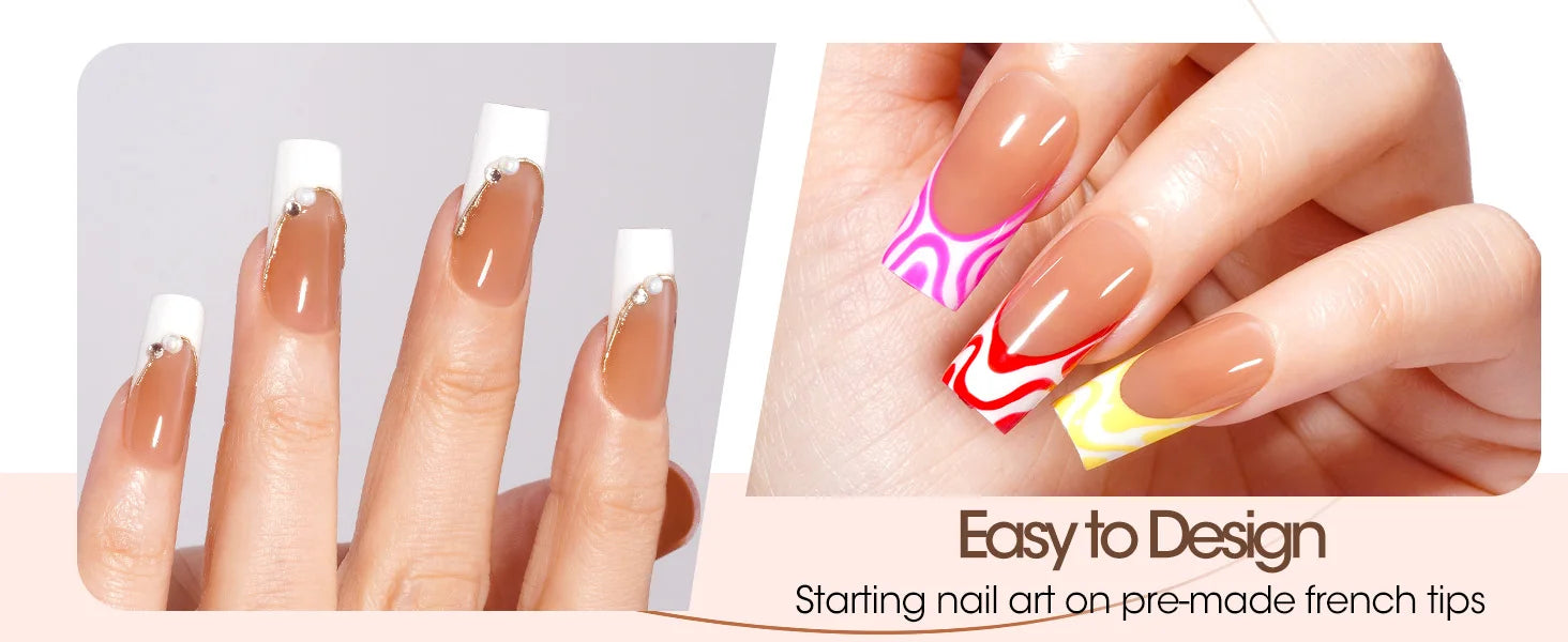GELLEN Press on Nails for Women 150PCS Almond Shaped False Nails Medium Length Soft Gel Tips Natural Looking Nail Art