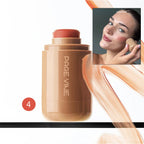 PAGE VINE Pocket Blush Stick Multi-Functional 6 Colors Lip & Cheek Highlighter Waterproof Natural Glow Balm