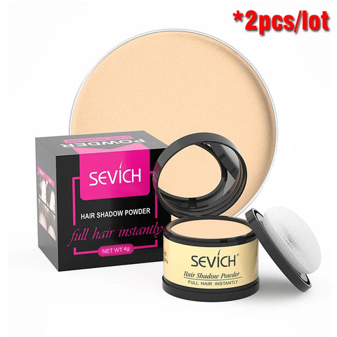 Sevich Hairline Shadow Powder Instantly Black Root Cover Up Natural Hair Filling Hair Fluffy Powder Waterproof Hair Concealer