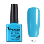Venalisa 7.5ml Fashion Shiny Soak Off UV Gel Nail Gel Polish Cosmetics Nail Art Manicure Nails Gel Polish Tips Nail Varnish
