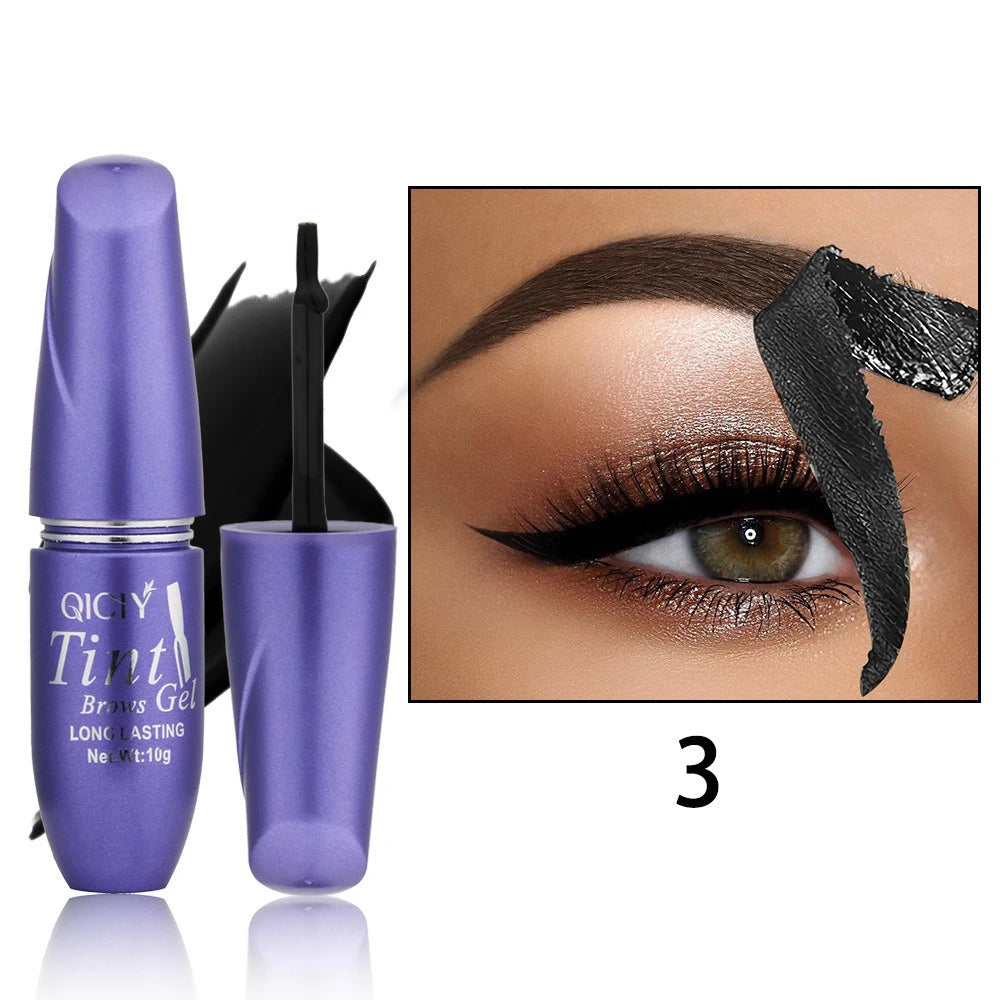 New Tattoo Peel Off Eyebrow Gel Tint Semi Permanent Brow Tint Waterproof Lasting Transfer-proof for Fuller Defined Looking Brows