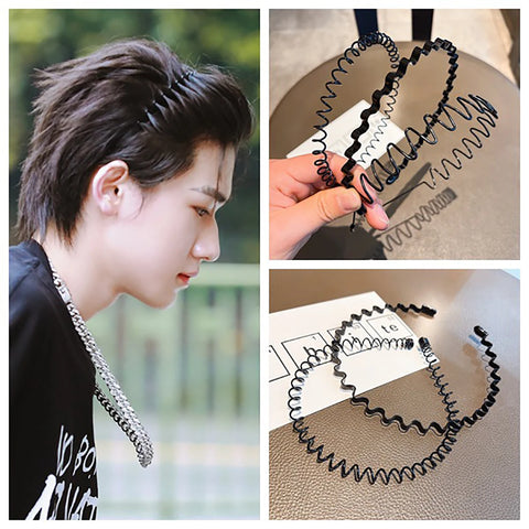 Men's Hair Hoops Simplified Korean Fashion Wash Face Anti Slip Head Hoops Sports Invisible Hair Clips Women's Hair Hoops