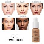 Liquid Foundation Concealer Face Naturally Flawless Matte Oil-Control Waterproof Long Lasting Foundation 30ml 5 Colors Optional