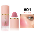HANDAIYAN Liquid Blush Facial Matte Makeup Lasting Easy to Color Make Up Blusher With Sponge Brush Tip Velvet Rouge Cosmetics