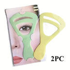 2-piece set of eyebrow shaping templates - DIY eyebrow drawing and decoration, eyebrow tracing card, eyebrow crossing card, eyeb