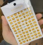 Press on Nails Tiger Symbol Nails Decals Design Fierce Wild Animal Leopard Decoration Manicure Stickers Nails Accessories Tools