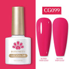 BORN PRETTY 10ml Gel Nail Polish Gel 130 Colors Semi Permanent Solid Nail Gel Varnish Soak Off UV Gel for Base Top Coat