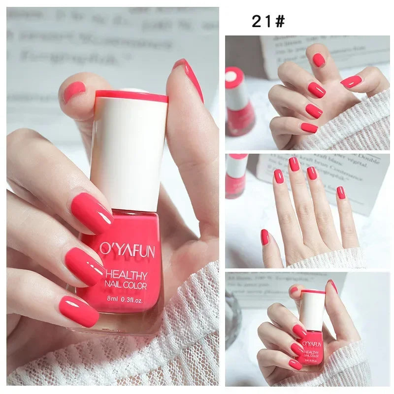 No-bake Nail Polish Nail Art Tearable Quick Dry Normal Without Lamp Nail Polish Glitter Sequins UV Varnish Nails Tools