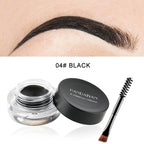 HANDAIYAN 12 Color Waterproof Eyebrow Cream Professional Eyeliner Eyebrow Gel High Brow Tint Black Eye Brow Makeup Tools
