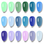 1pc 15ml Milky Jelly Nude Gel Nail Polish Transparent Colors Sheer White Pink Gel Nail Kit For Salon 68 Color