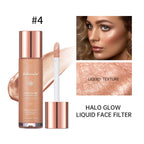 2 IN 1 Skincare & Primer Liquid Highlighter Face Contouring Moisturizing Brightening Skin Tone Bronzer Glow Body Face Makeup