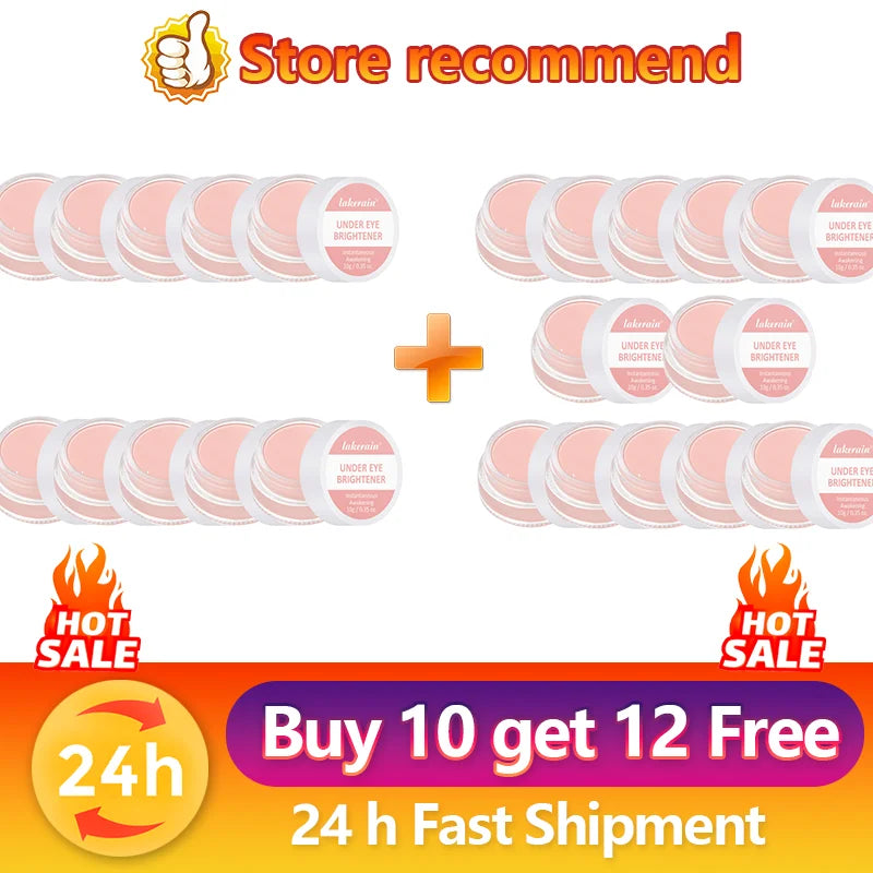 Korean Hydrating Brightening Eye Concealer and Contour Cream, Full Coverage, Long-lasting Eye Concealer for Perfect Makeup Look