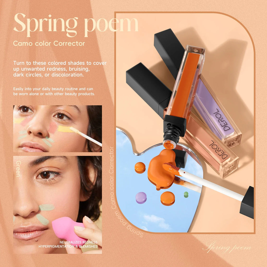 Natural Concealer Foundation Correction Liquid Makeup Base Color Adjustment Foundation Blender Makeup Custom Pigment Cosmetics