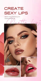 Easy Coloring Gloss Lipstick Lasting Waterproof Matte Crayon Lip Gloss Stick High Pigmented Moisturizing Lip Liner Pen Makeup