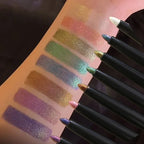Chameleon Eyeliner Gel Pen Waterproof Shiny Chrome Eye Shadow Liner Pencil Glitter Pearl Green Gold Lying Silkworm Eyes Makeup