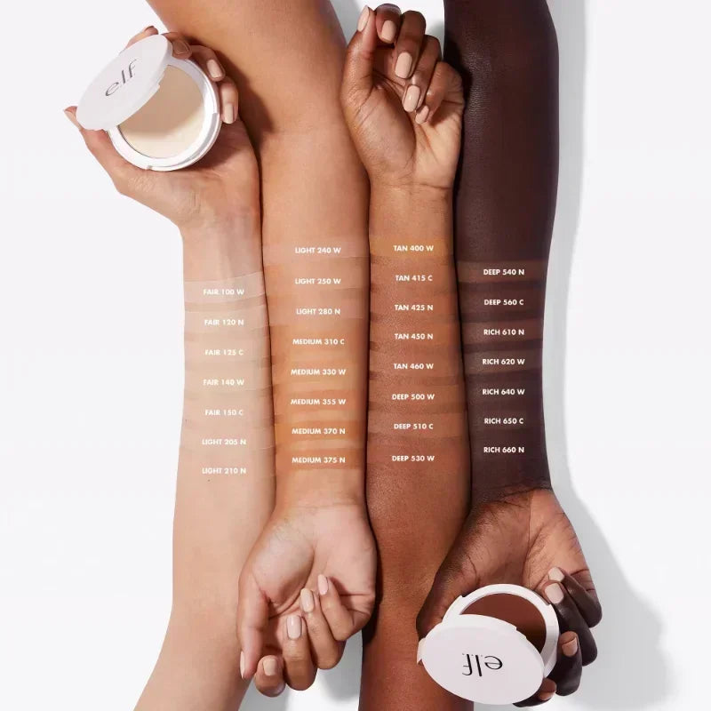 ELF Camo Powder Foundation Flawless Powder Matte Long-lasting Concealer Waterproof Brightening Pore-minimizing Makeup Cosmetics
