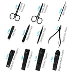 Nail Clipper Kit 26 Pieces Stainless Steel Manicure Kit Manicure Set Professional Nail Care Tools with Luxurious Travel Case