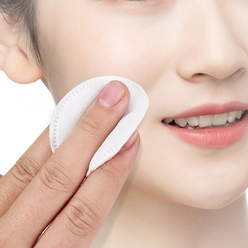 Disposable 100PCS Cosmetic Wipes Nail Art Cleaning Round Pads Soft Daily Supplies Facial Cotton Makeup Remover Tool