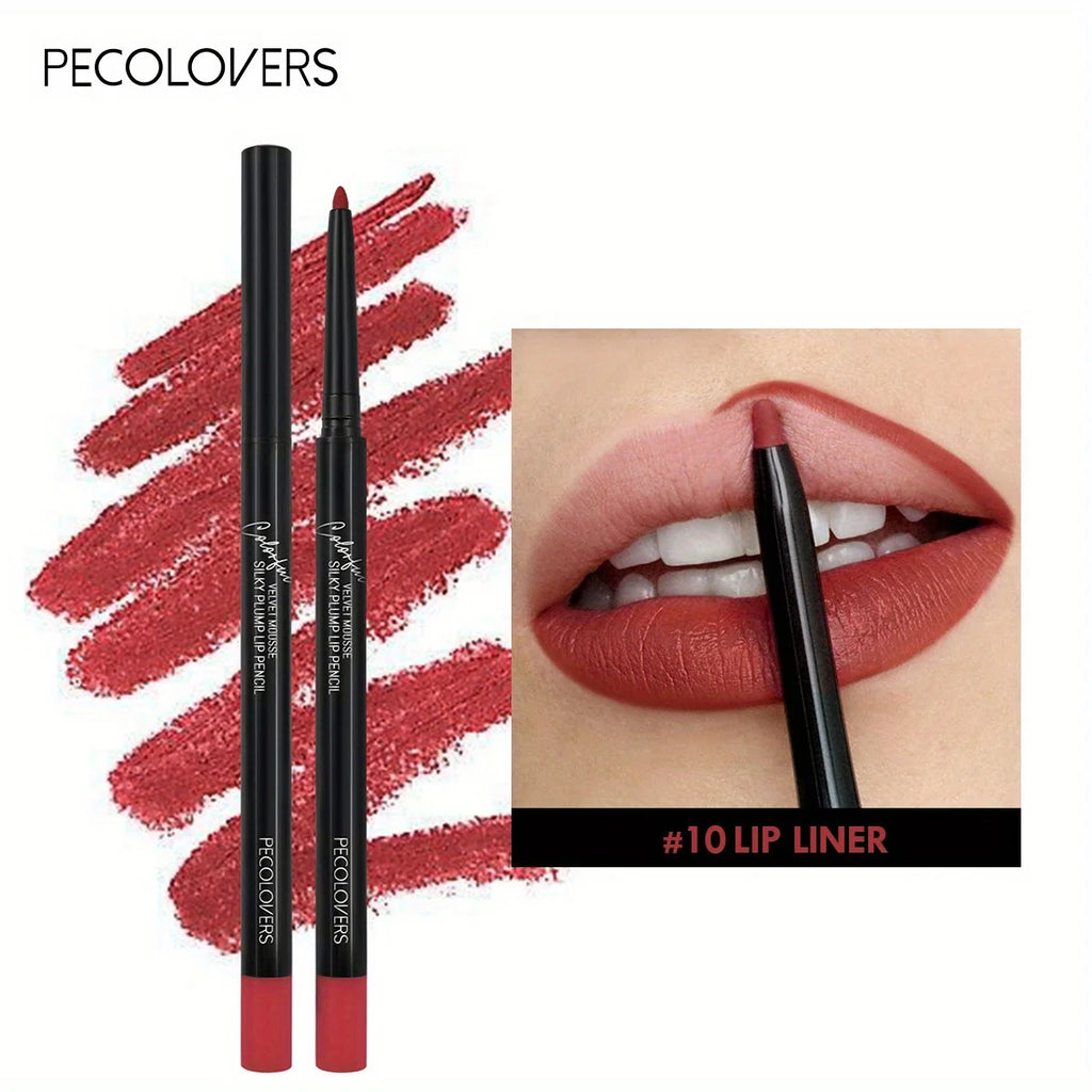 Velvet Misty Matte Lip Liner Pencil Non-fading Stereo Lip Liner Pencil Contour Line Makeup Lipliner Pen, Mother's Day Gift, 1pc