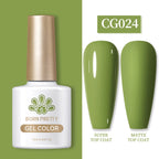 BORN PRETTY 10ml Gel Nail Polish Gel 130 Colors Semi Permanent Solid Nail Gel Varnish Soak Off UV Gel for Base Top Coat