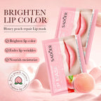 10pcs SADOER Fruits Moisturizing Lip Mask Lips Skin Care Nourishing Hydrating Crystal Collagen Gel Lip Patches Lips Care