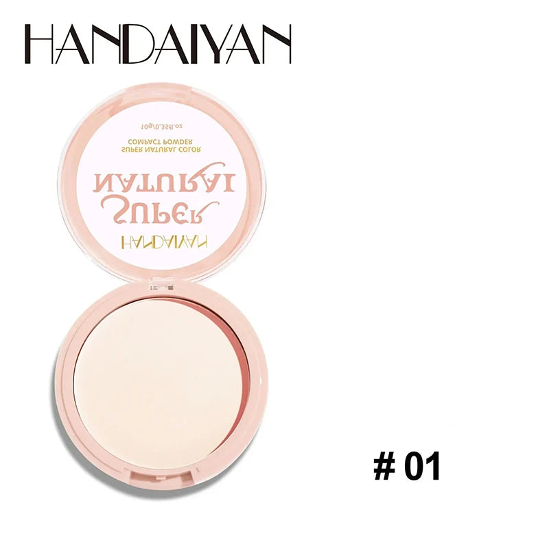 8 Colors Loose Powder Oil Control Waterproof Mineral Face Foundation Cosmetics Long Lasting Makeup Powder Compact Powder Pressed