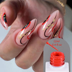 5/8/10/12ml 5D Metallic Painting Nail Gel Silver/Gold Liner Polish Mirror Chrome Effect Gel Nail Polish Soak Off UV/LED Drawing^