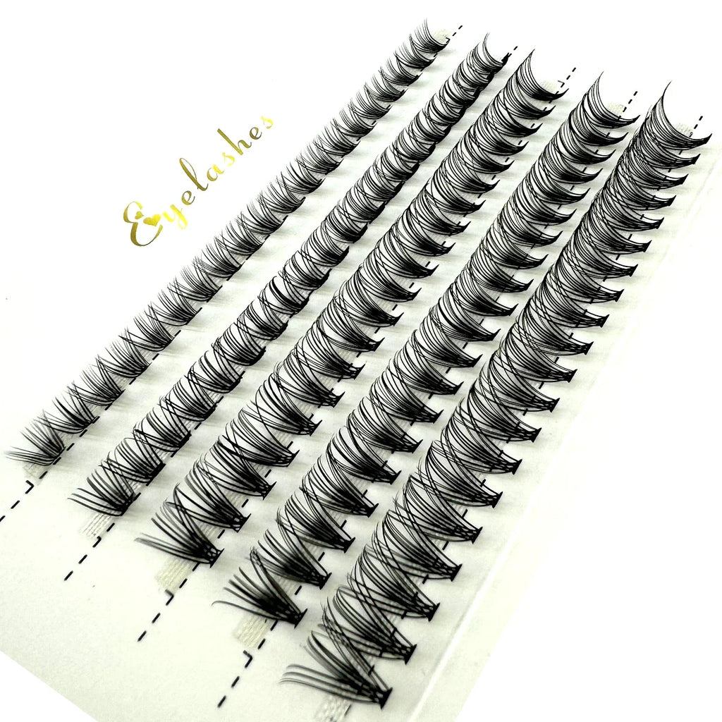 60D/80D Mink Eyelashes 100/280 Bundles Natural Eyelash extension 3D Russia Volume Individual Eyelash Cluster Makeup Tools Lashes