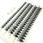 60D/80D Mink Eyelashes 100/280 Bundles Natural Eyelash extension 3D Russia Volume Individual Eyelash Cluster Makeup Tools Lashes