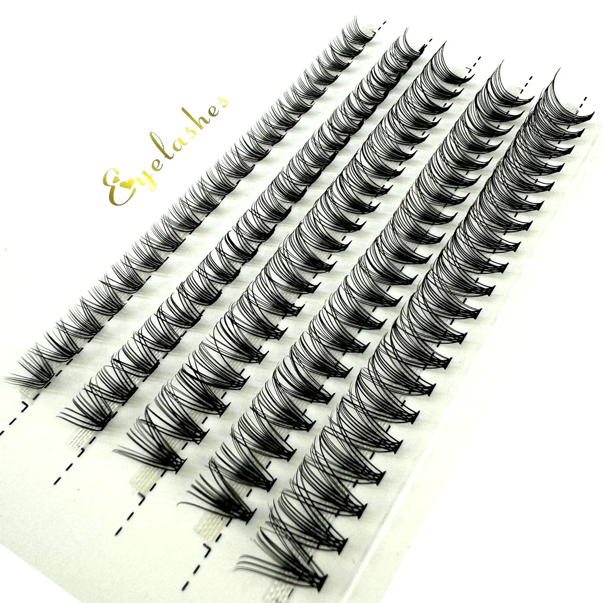 60D/80D Mink Eyelashes 100/280 Bundles Natural Eyelash extension 3D Russia Volume Individual Eyelash Cluster Makeup Tools Lashes