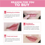 Pink Crystal Collagen Lip Mask Plump Lips Moisturizing Anti Wrinkles Nourishing Lip Patches Lips Plumper Skin Care Products