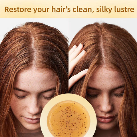 Natural TurmericShampoo Soap Reduce Hair Loss Clean Dandruff Nourish Moisturize Scalp Improve Hair Quality Hair Care Product 60g
